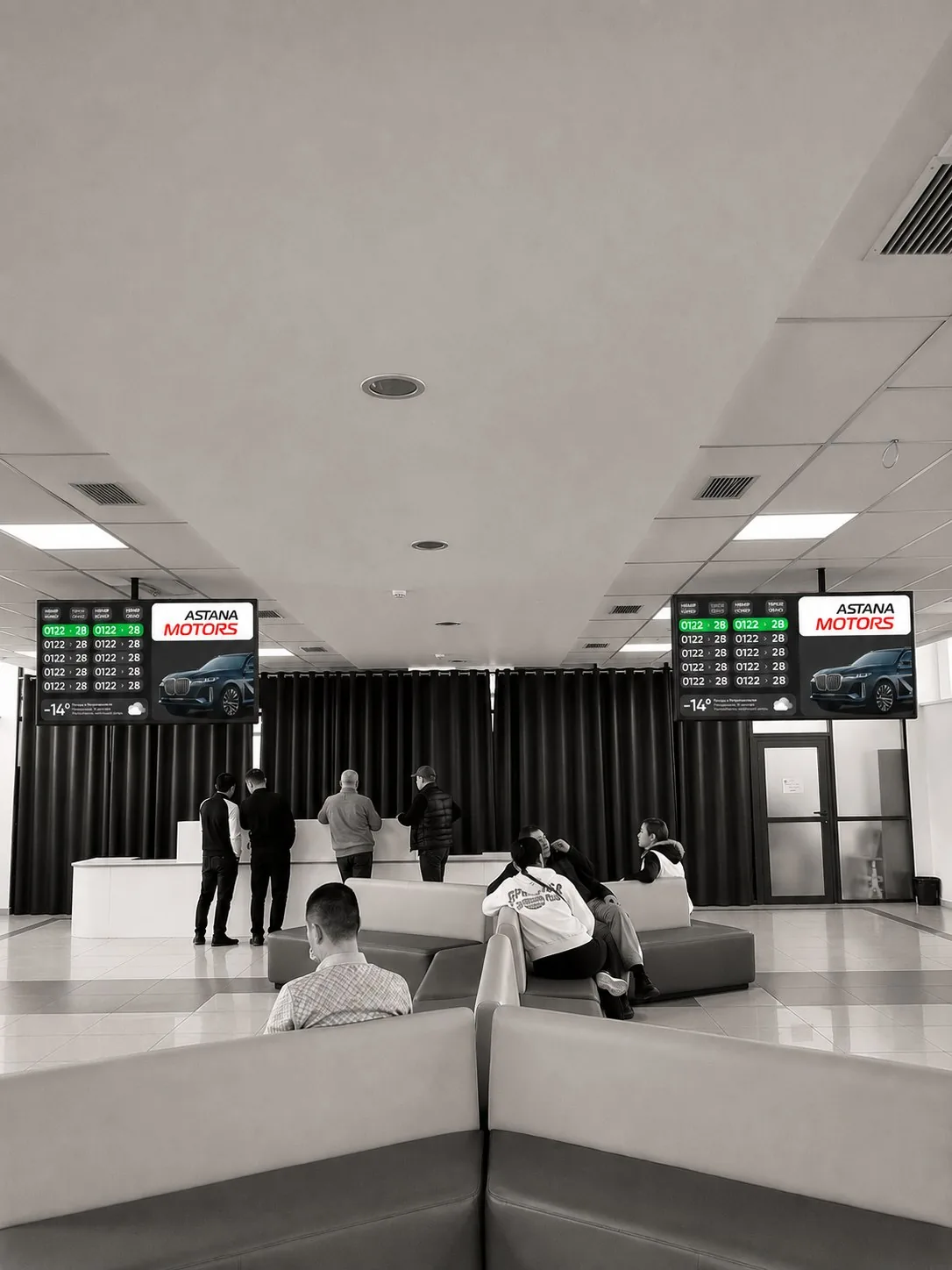 Indoor-реклама в ЦОНах Алматы