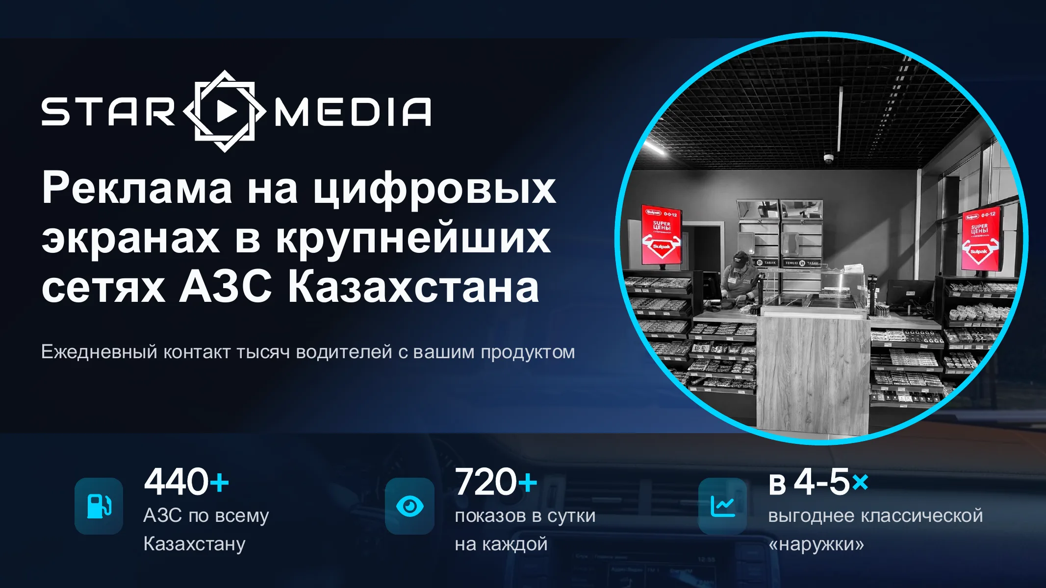 Презентация рекламы на АЗС — слайд 1